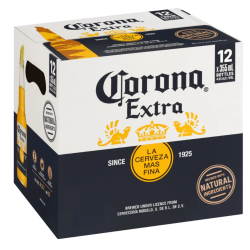 Corona Extra 12 Pack Bottles 355ml